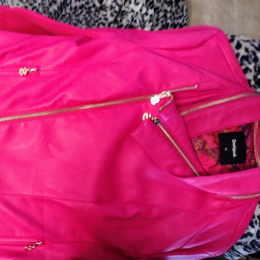 Gorgeous faux leather jacket